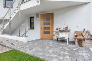 A balcony or terrace at Hilber App Sass Rigais