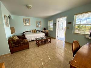 Posezení v ubytování Hideaways Exuma