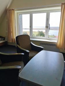 Posezení v ubytování Willa Wicko - Międzyzdroje - apartamenty z aneksem - widok na Zalew Szczeciński