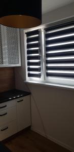 Kuchyňa alebo kuchynka v ubytovaní Apartament u Kasi z widokiem na Zamek Malborski