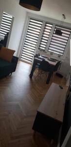 Posedenie v ubytovaní Apartament u Kasi z widokiem na Zamek Malborski