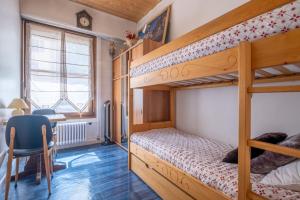 Posteľ alebo postele v izbe v ubytovaní Cosy 40m With Balcony In The Heart Of Chamonix + 5 fotografií