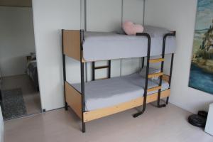 a room with two bunk beds in a room at Ferienwohnung Martin in Neuhausen ob Eck