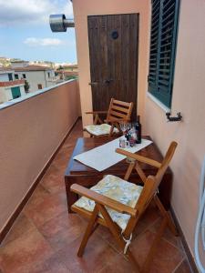 En balkon eller terrasse på Appartamento in zona residenziale