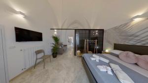 TV a/nebo společenská místnost v ubytování Zephir Apartments