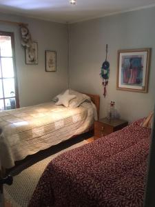 Postel nebo postele na pokoji v ubytování Casa San Alfonso Cajon del Maipo