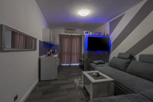 Apartment 50 shades of grey Poreč tesisinde bir televizyon ve/veya eğlence merkezi
