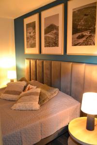 Posteľ alebo postele v izbe v ubytovaní Apartament EverySeason Karpacz