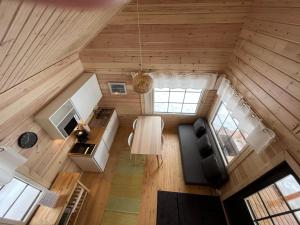 Ruang duduk di Lapinkoski Salmon Lodges Simojoki - Simoriver