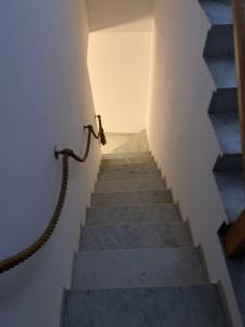 a stairway leading up to the top of a building at B&B GENOVA COUNTRY in Fegino