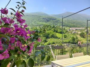 Nespecifikovaný výhled na hory nebo výhled na hory při pohledu z bed and breakfast