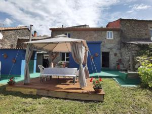 Vonkajšia záhrada v ubytovaní Casa do Cucharro en Playa de Soesto, Laxe