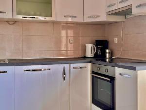 Kuchyň nebo kuchyňský kout v ubytování Conte Čikara Apartment