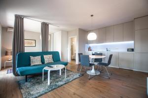 Kuchyň nebo kuchyňský kout v ubytování Sea View Apartments Debeli Rtič