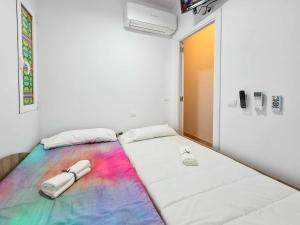 Posteľ alebo postele v izbe v ubytovaní Puerto benidorm center