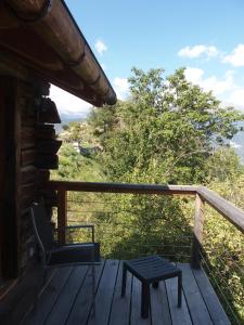 Balkon oz. terasa v nastanitvi Studio Raccard Cendré