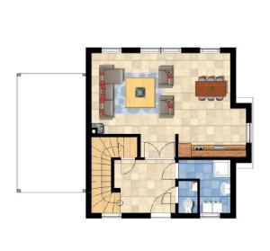 Půdorys ubytování Villapark Lipno Dreams - pet friendly