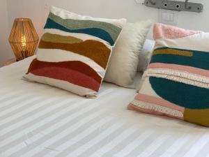 A bed or beds in a room at Cotillo Lagoons Apartment