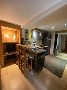 Köök või kööginurk majutusasutuses Appartement de montagne au Chalet de Snow