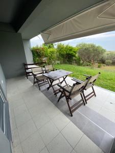 Balkón alebo terasa v ubytovaní Mediterranean Escape