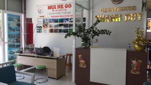 Ο χώρος του λόμπι ή της ρεσεψιόν στο Thanh Duy Guest House