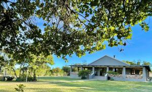 a house on a lawn with a tree at Summerplace Game Reserve in Vaalwater