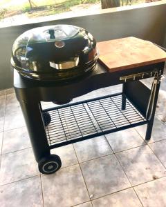 a grill sitting on top of a table at Mediterranean Escape in Flogita