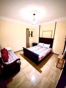 Voodi või voodid majutusasutuse شقة بأطلالة علي الشاطئ toas
