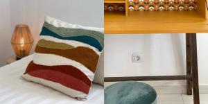 A bed or beds in a room at Cotillo Lagoons Apartment