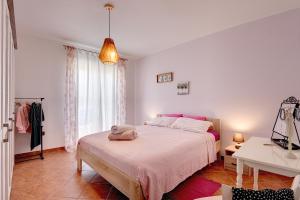 Katil atau katil-katil dalam bilik di Apartments Lidija