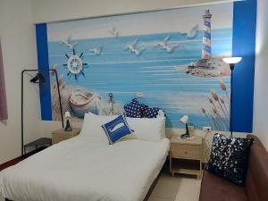Cama o camas de una habitación en Pier 10