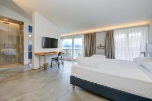 Voodi või voodid majutusasutuse Hotel Flaminia toas