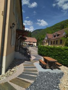 Nespecifikovaný výhled na hory nebo výhled na hory při pohledu z bed and breakfast