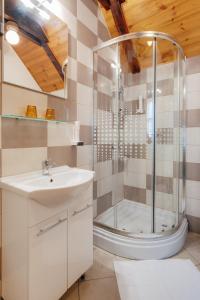 Kylpyhuone majoituspaikassa Guesthouse Slovin Unique - Rastoke