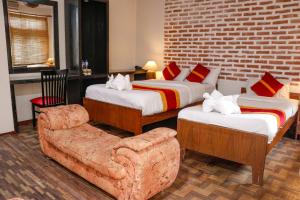 Letto o letti in una camera di Hotel ThorongLa Thamel