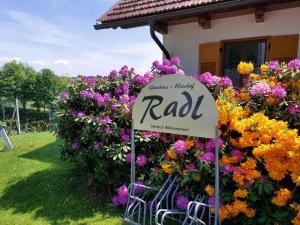 Ogród w obiekcie Gästehaus - Camping- Weinhof Radl