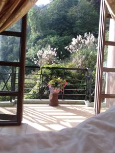 Balkón nebo terasa v ubytování An Phú Motel Tam Đảo