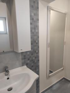 Koupelna v ubytování Apartmani Tereza
