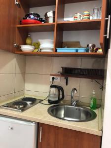 Una cocina o zona de cocina en Apartments Milic-Ulcinj