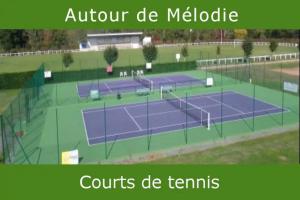 Tenis a/nebo squash v ubytování Mélodie lumineuse et spacieuse à 6km du Pal nebo okolí