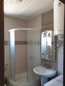 Koupelna v ubytování Apart hotel St.Pijerre