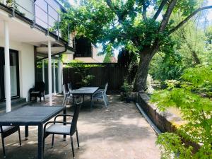 Κήπος έξω από το Riverside apartment in central Herzogenaurach
