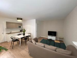 Η κουζίνα ή μικρή κουζίνα στο appartements proche gare