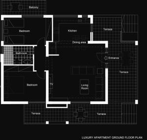 Plán poschodí v ubytovaní Zante Luxury Apartment