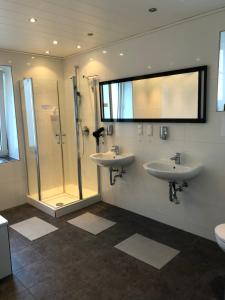 Koupelna v ubytování Ferienhaus Cassel + 21 fotografií