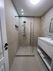 Ett badrum på Vila Adelis
