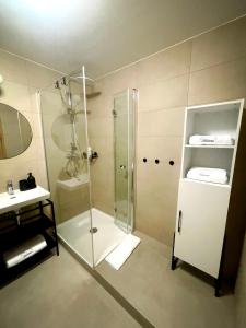 Koupelna v ubytování Apartmán Hubertus No. 17