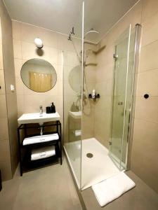 Koupelna v ubytování Apartmán Hubertus No. 17
