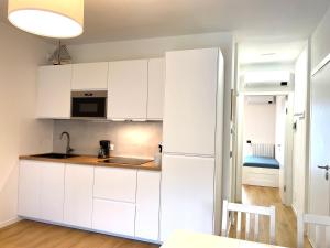 A kitchen or kitchenette at Appartamento Katia