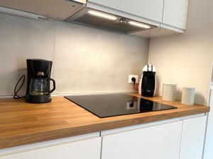 A kitchen or kitchenette at Appartamento Katia
